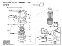 Bosch 0 603 269 262 Pas 1000 All Purpose Vacuum Cleane 220 V / Eu Spare Parts